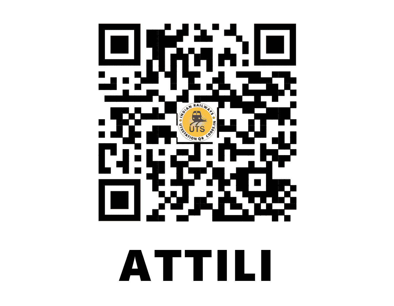 UTS QR Code for ATTILI - AL (SC - ANDHRA PRADESH)